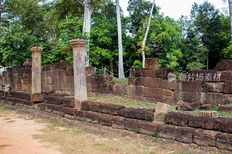 柬埔寨:吴哥建筑群的Banteay Srei庙